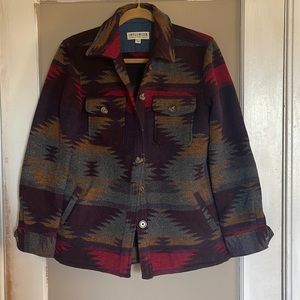 Idyllwind Shacket Coat - dusk pattern